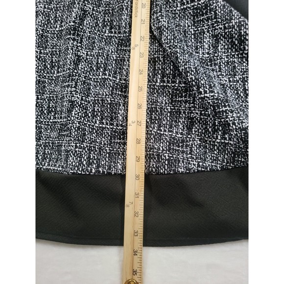 Dina Be Fit & Flare Skater Dress Size XS Extra Small Black & White NEW - Picture 16 of 16